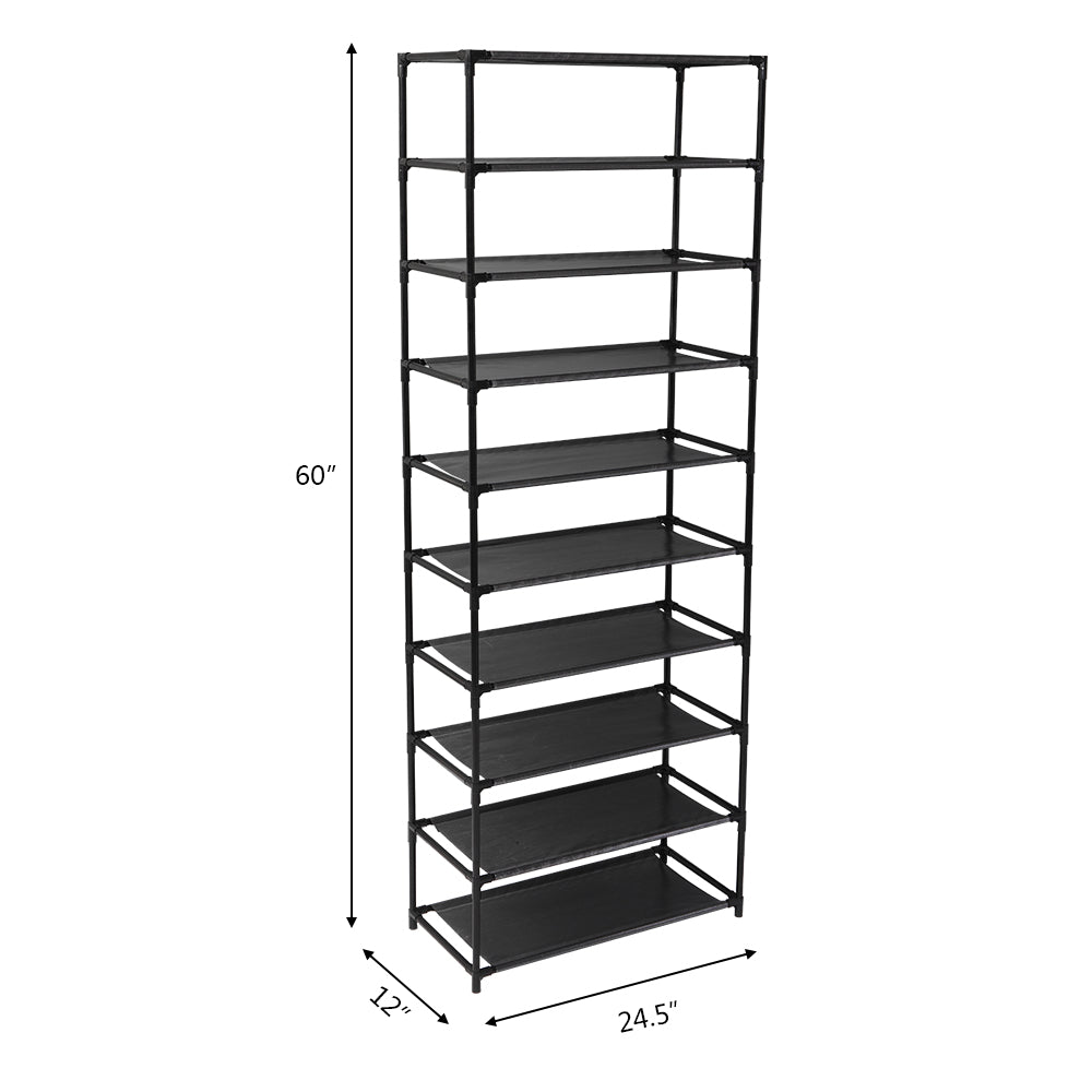 Tall Shoe Rack Storage Shelves - Beauty Homez