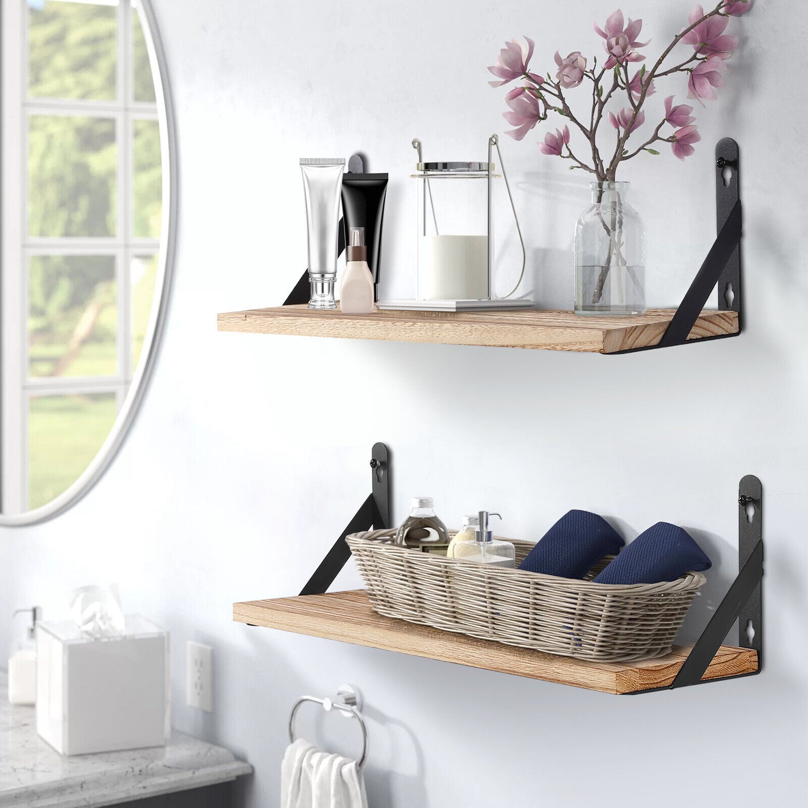 Floating Shelves UK Wall Mounted Wooden Shelves 