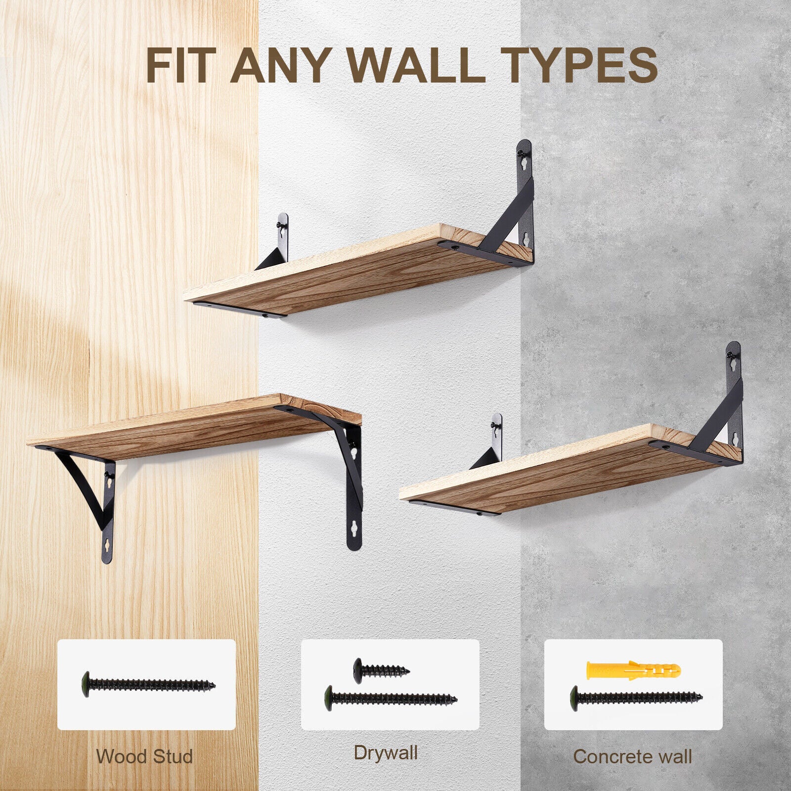 Floating Shelves UK Wall Mounted Wooden Shelves 