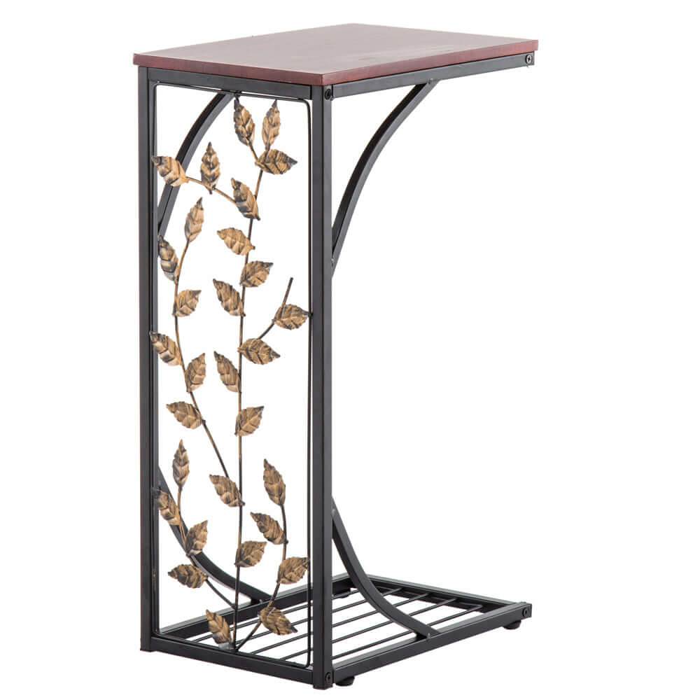 54*30.5*21CM Leaf Pattern Table Coffee Beauty Homez