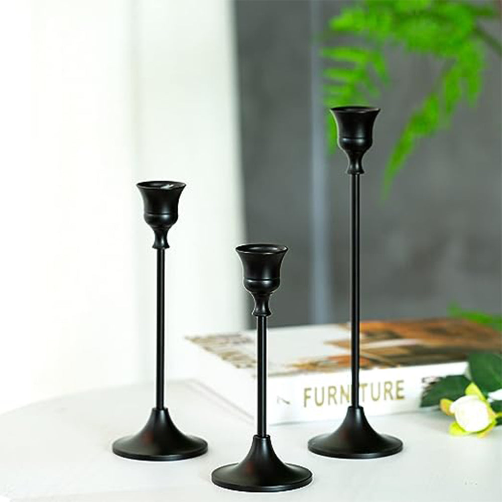 Black Candle Holder Autumn Home Decor UK