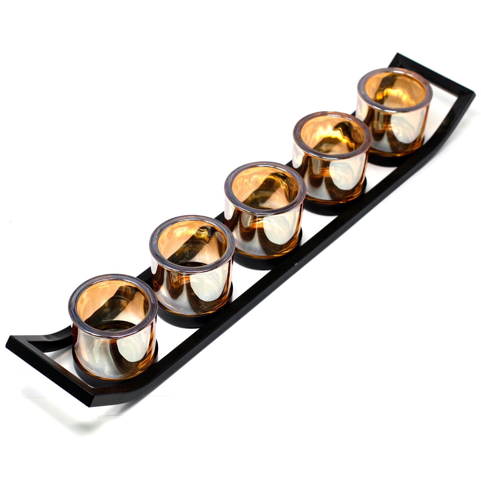 Table Centrepiece Glass Candle Holder Autumn Home Decor